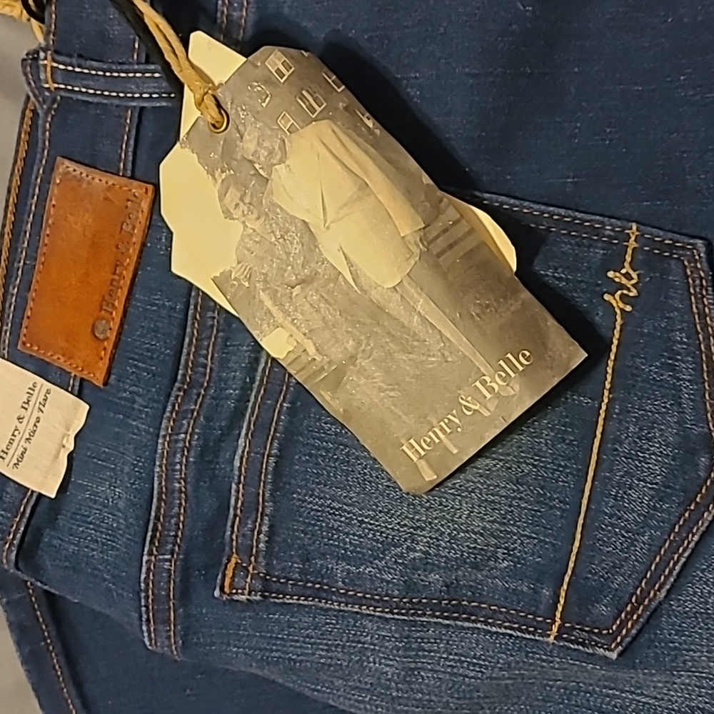 Henry & Belle Micro Mini Flate jeans in Ristic size 29